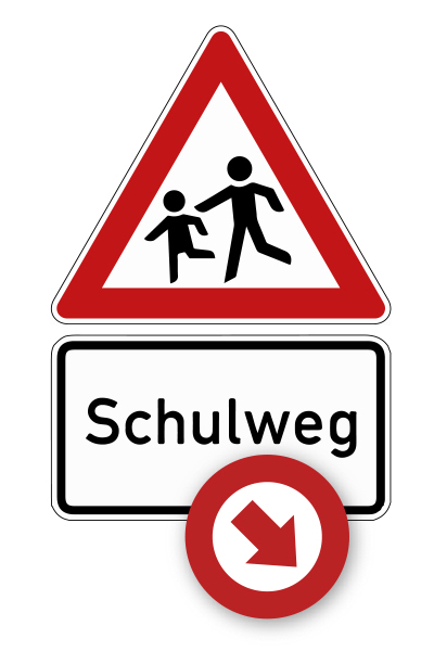 Ungeeigneter Schulweg